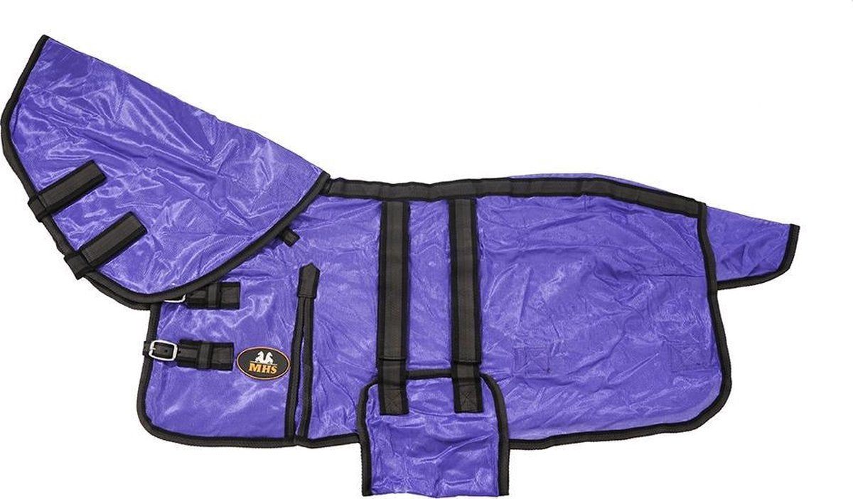MHS Vliegendeken Afneembare hals purple 105cm