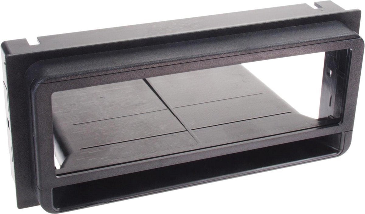 1-DIN Paneel met aflegbakje.Chevrolet - Pontiac Kleur: Zwart