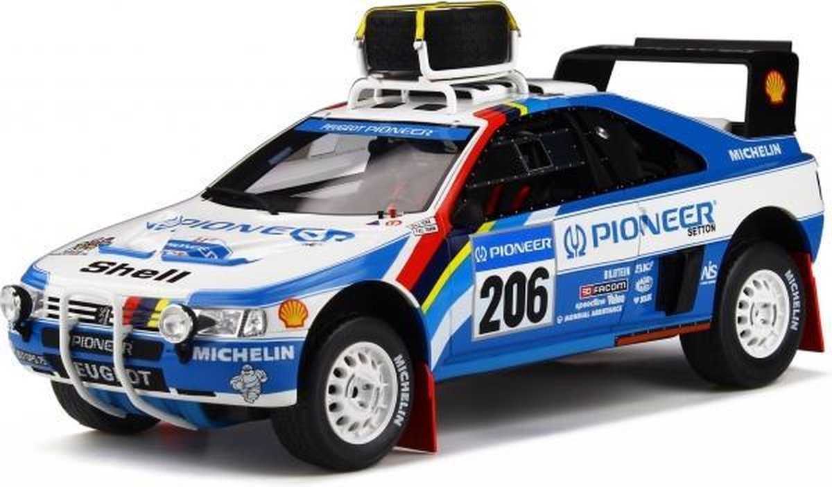 Peugeot 405 T16 Parijs Dakar 1989 - Jacky Ickx - Ottomobile resin modelauto 1:18