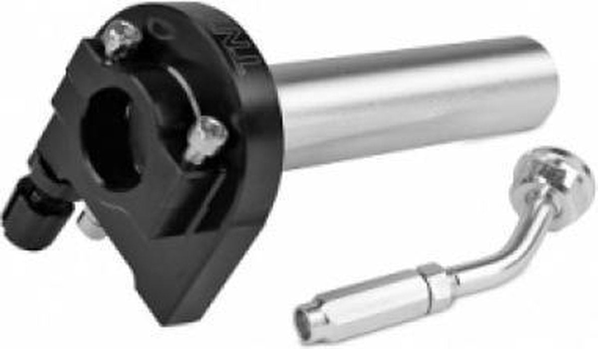Snelgas hendel zwart aluminium