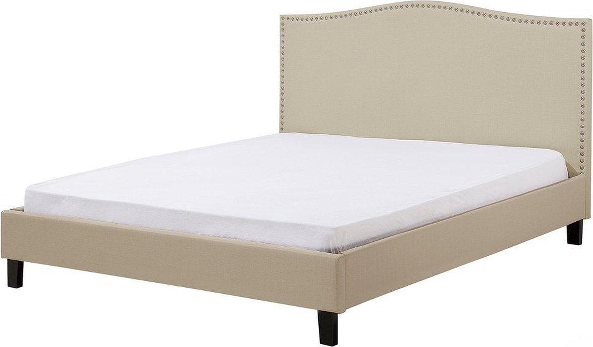 Beliani MONTPELLIER - Tweepersoonsbed - beige - polyester