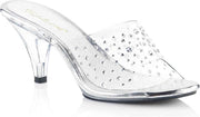 Fabulicious Muiltjes met hak -35 Shoes- BELLE-301RS US 5 Transparant