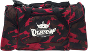 Queen Sporttas - Camo Rood - 66x31x36cm