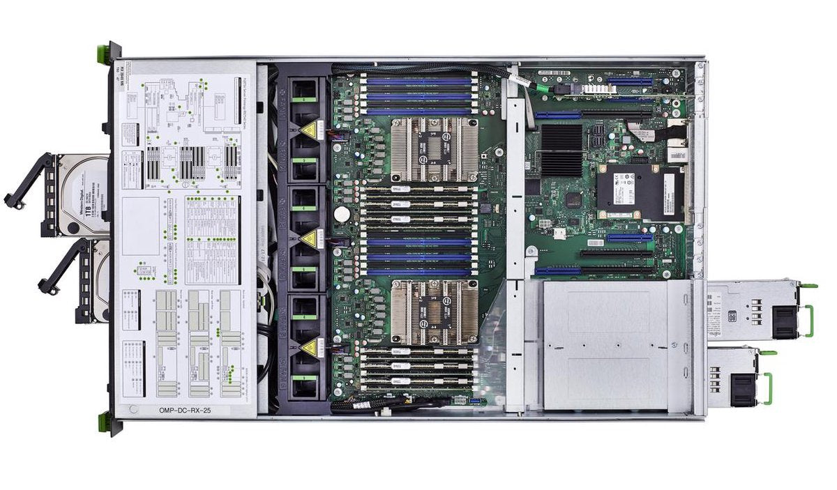 Fujitsu PRIMERGY RX2540 M5 server 12 TB 2