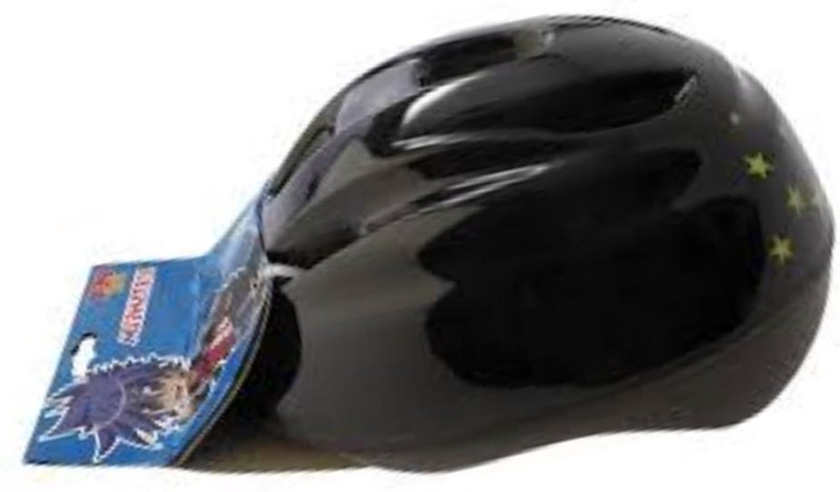 Kinderfietshelm PexKids Race Sterrennacht - zwart (52-56 cm)