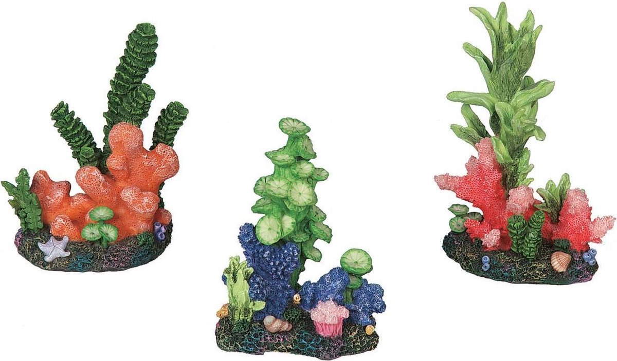 Aquarium deco colored coral 8