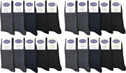Naft 100% katoenen heren sokken 20 paar grijs assorti kleuren maat 43/46