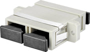 Koppeling [SC-Duplex-bus - SC-Duplex-bus] Renkforce RF-3783850 Beige