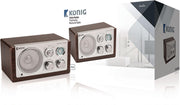 Konig AM/FM radio / bruin