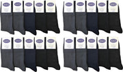 Naft 100% katoenen heren sokken 20 paar grijs assorti kleuren maat  47/50