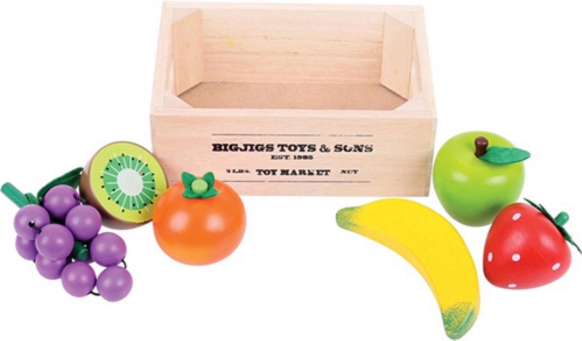 Houten Kistje met Fruit