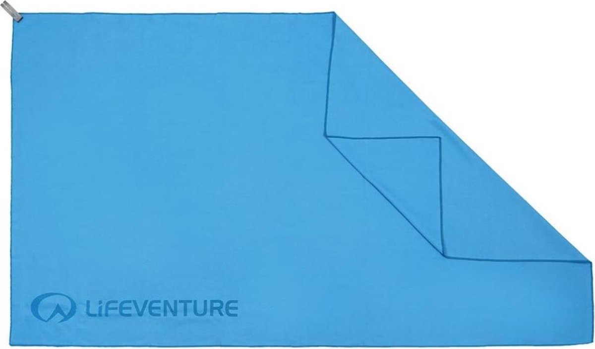 Lifeventure Handdoek Sneldrogend 150 Cm Nylon Blauw