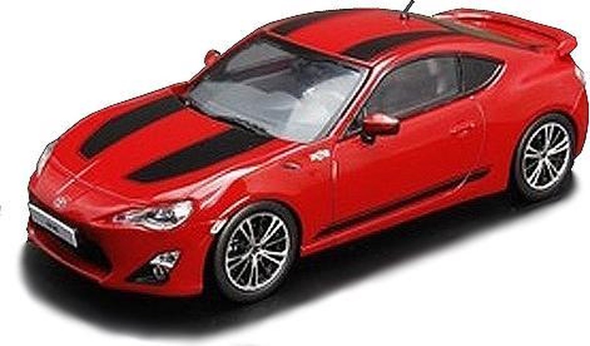 J-collection - Toyota A6 2012 - Schaal 1:43 Rood met zwart