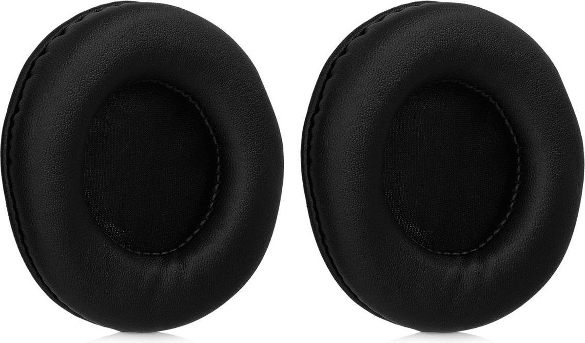kwmobile 2x oorkussens voor AKG K181 DJ UE koptelefoons - imitatieleer - voor over-ear-koptelefoon - zwart
