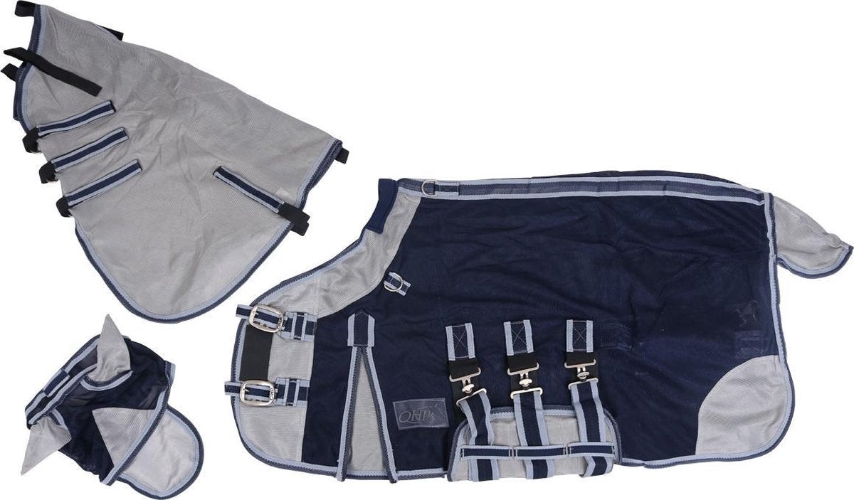QHP  Deken vliegen falabella Blauw 100