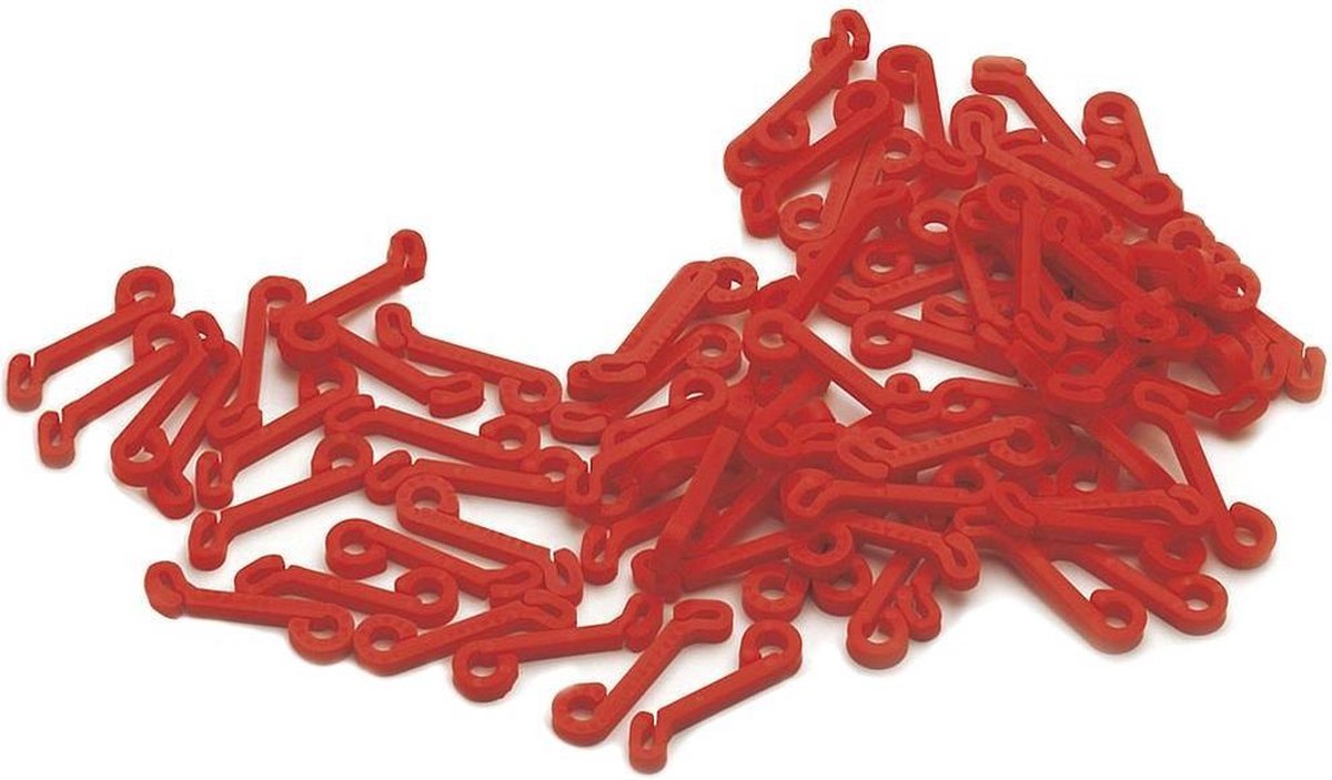 Precision Fast-clips Net Rood 80 Stuks