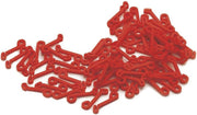 Precision Fast-clips Net Rood 80 Stuks