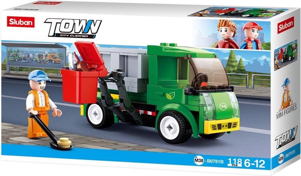 Sluban Vuilniswagen Town Junior 4