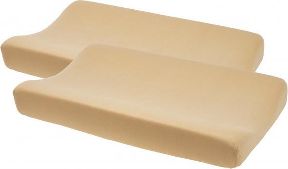 Meyco aankleedkussenhoes 2-pack Basic jersey - warm sand