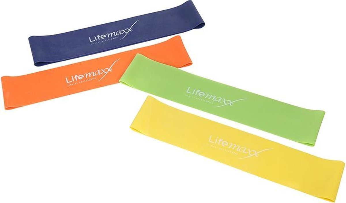 Mini resistance band 10 stuks - oranje level 3