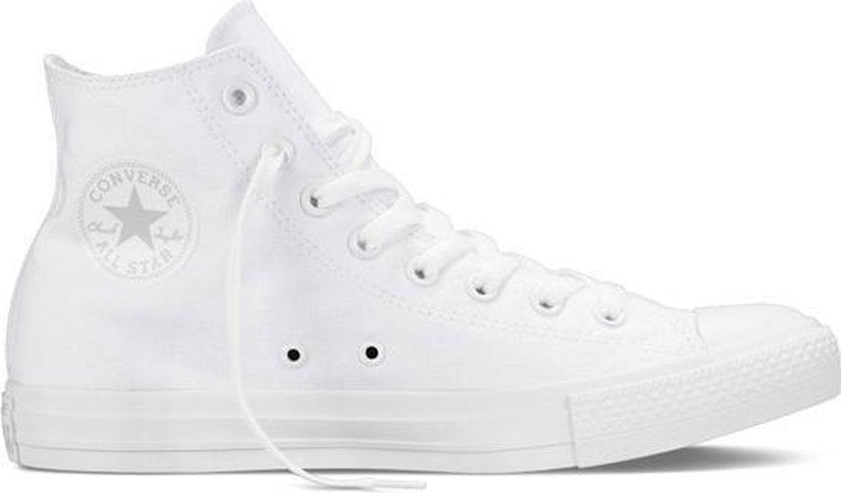 Converse Chuck Taylor All Star Sneakers Hoog Unisex - White Monochrome - Maat 35