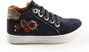 Meisjes Veterschoenen Develab 42514-631 Navy Metallic Donkerblauw - Maat 22