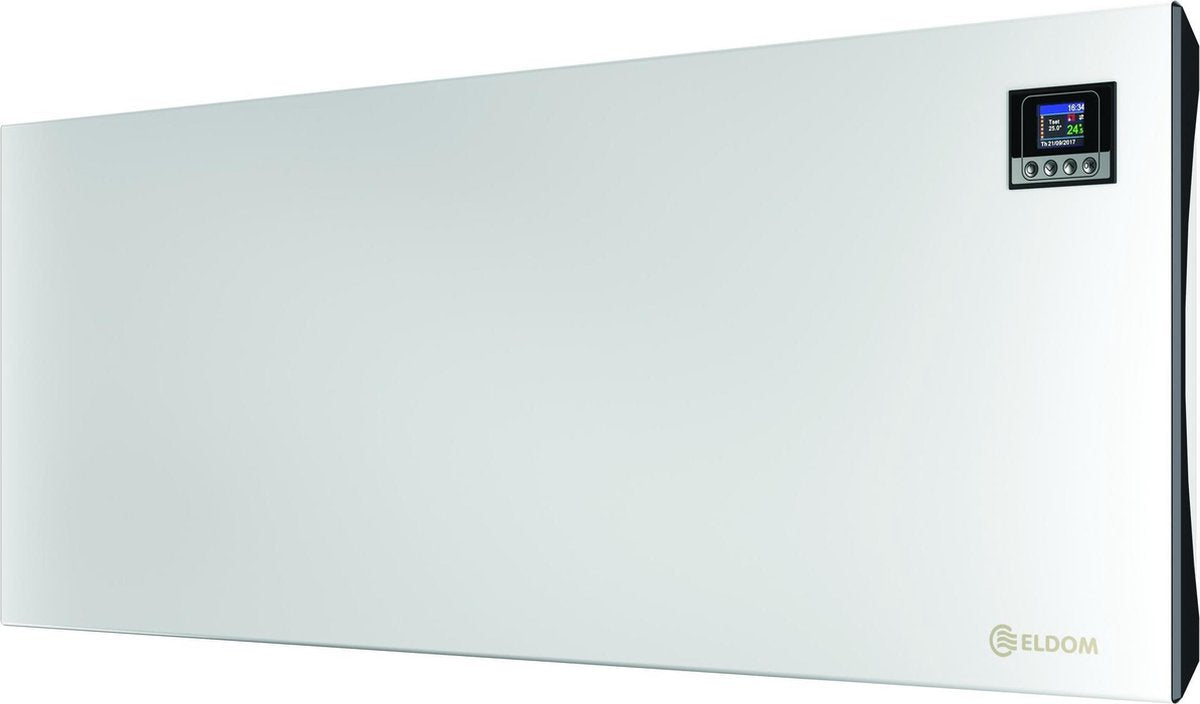 Wifi Eldom convector Extra Life met elektronische instelbare thermostaat 107 x 45 cm 2500Watt
