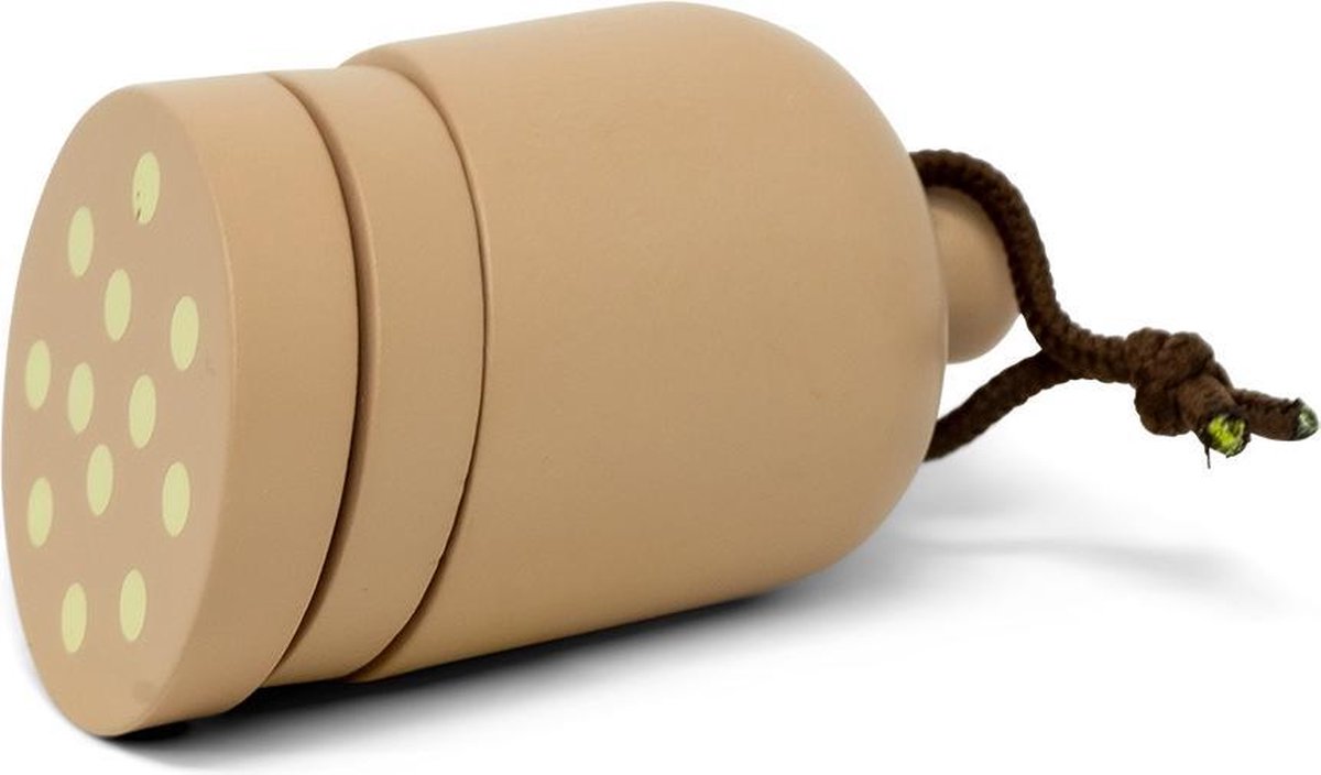 Mamamemo Boterhamworst 7 Cm Hout Beige 3-delig
