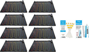 Zwembad verwarming - 8 stuks - Geschikt voor Intex en Bestway filterpompen & WAYS Reparatieset en Teststrips