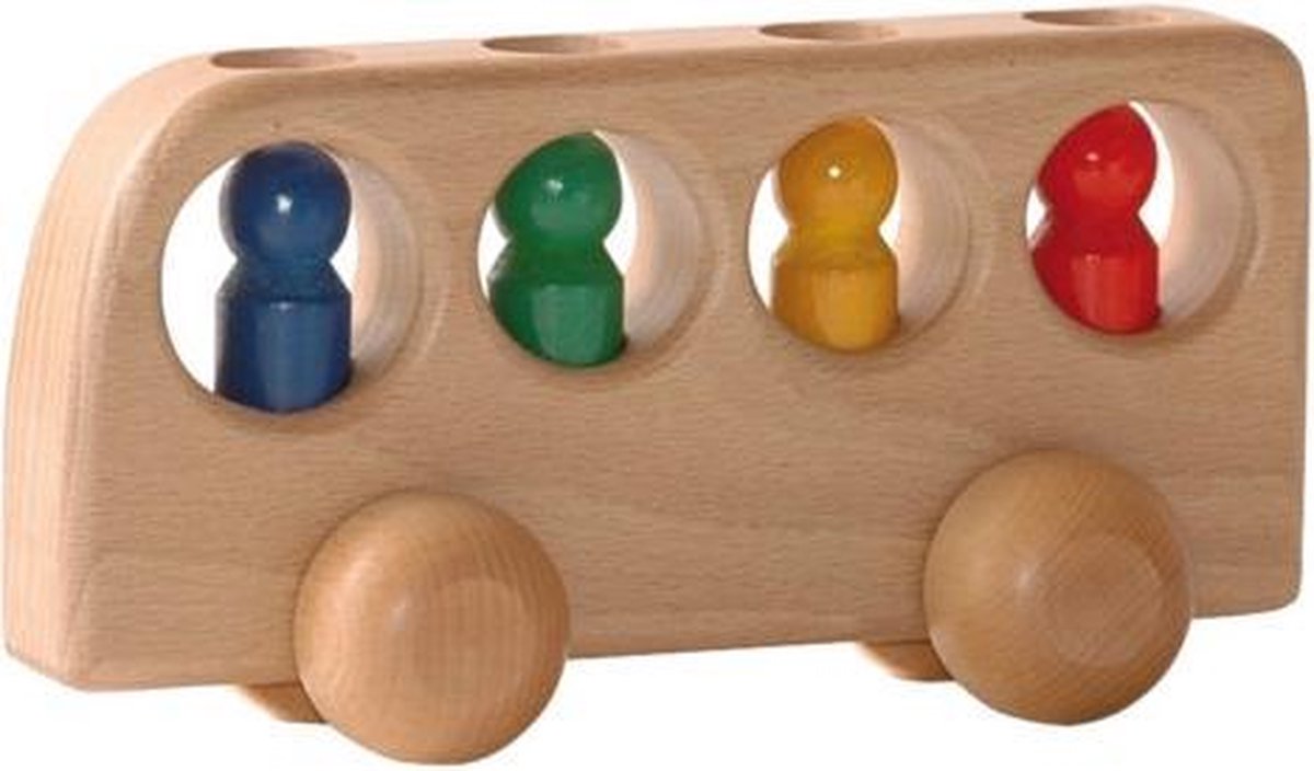 Autobus 4 personen – hout (Ostheimer)