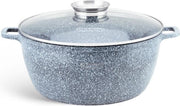 Edënbërg Stonetec Line - Luxe Aluminium Kookpan met Deksel - Ø 24 cm