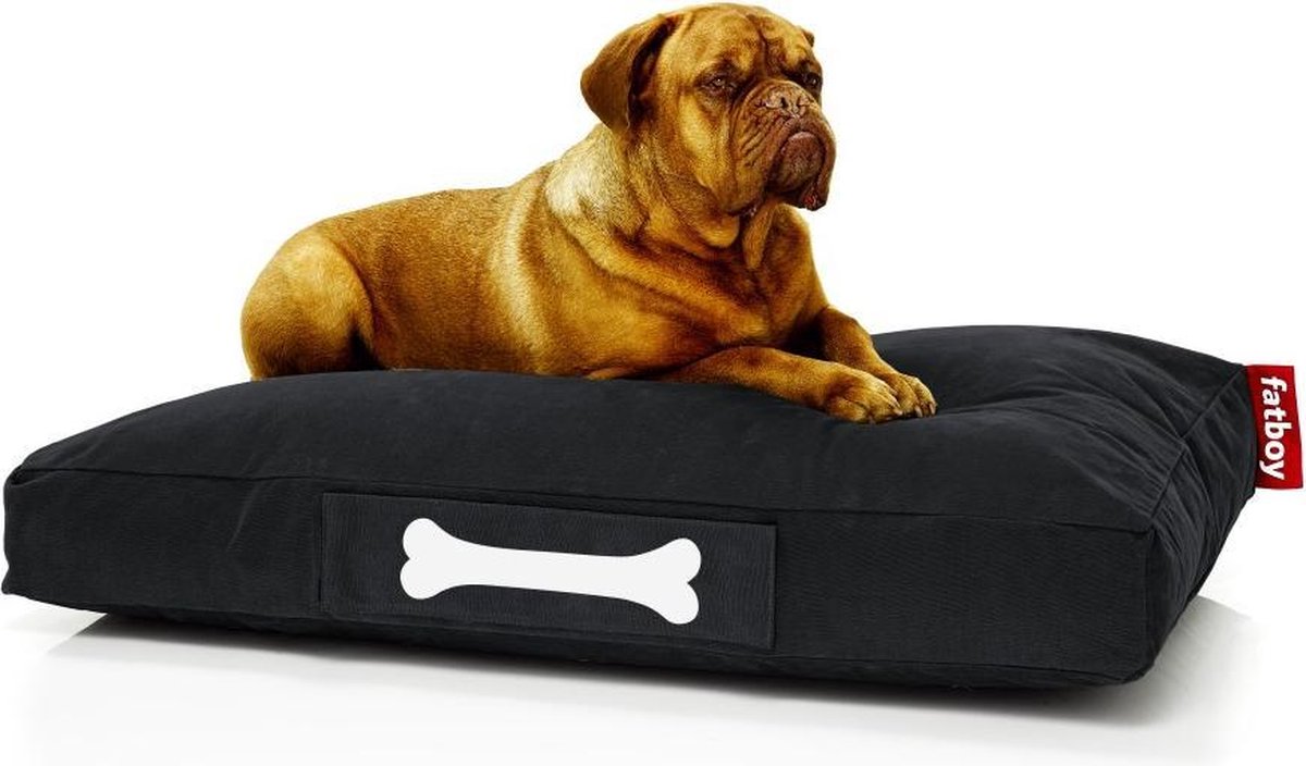 Fatboy Doggielounge Stonewashed Wasbare Hondenmand Large 120*80cm Zwart