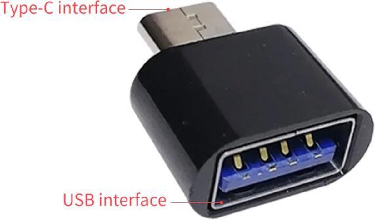 USB type-C naar USB adapter