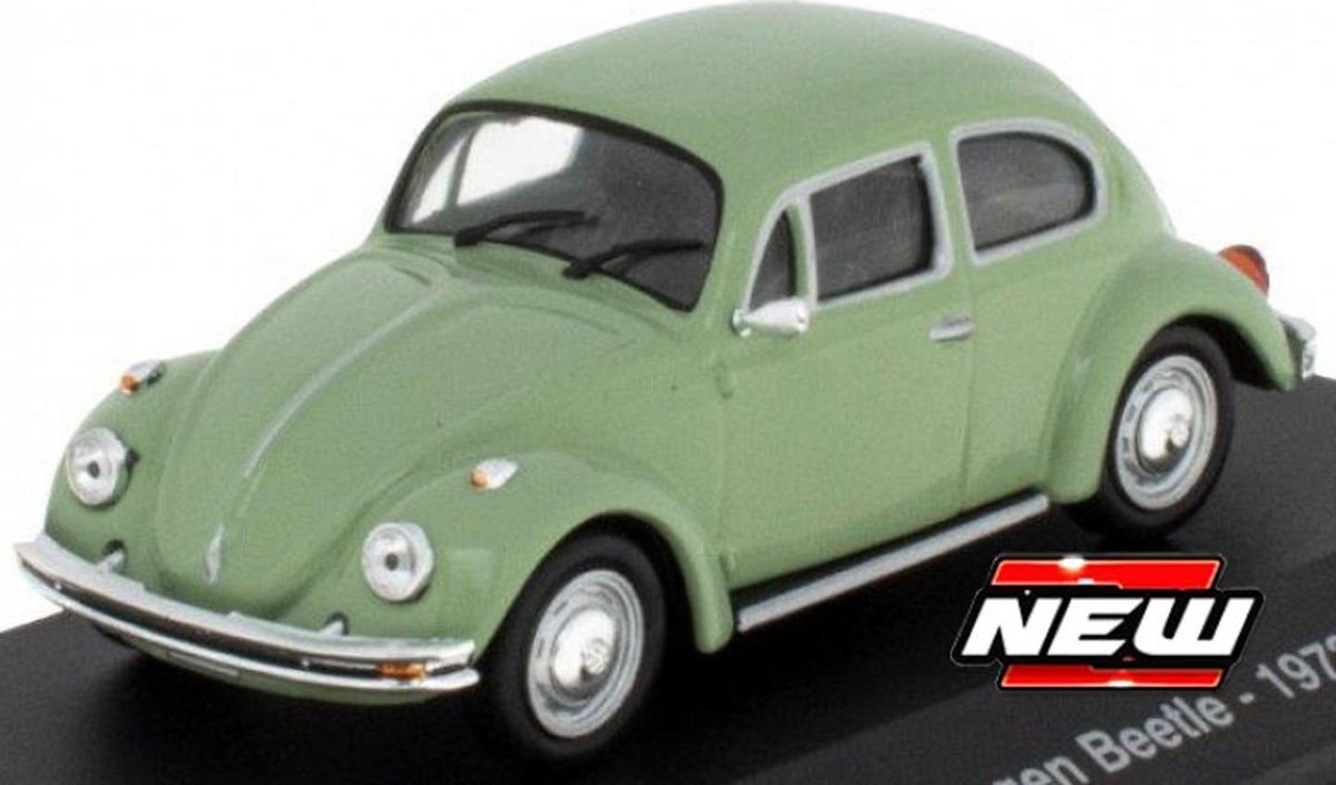 Volkswagen Kever 1972 Groen 1-43 Atlas ( Vitrine )