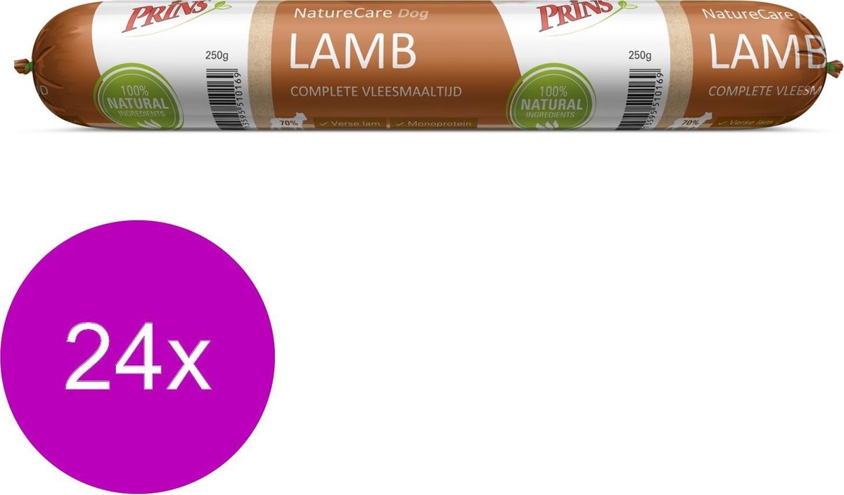 Prins Nature Care Adult  Lam - Hondenvoer - 24 x 250 g