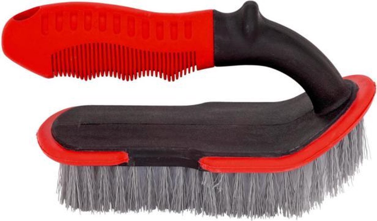 Wurth - Reinigingsborstel Tapijt - PVC - Rood/Zwart