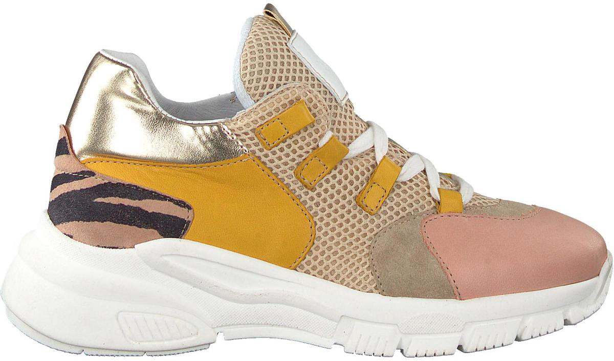 Clic! CL-9855 - Kinderen MeisjesLage schoenen - Kleur: Geel - Maat: 37