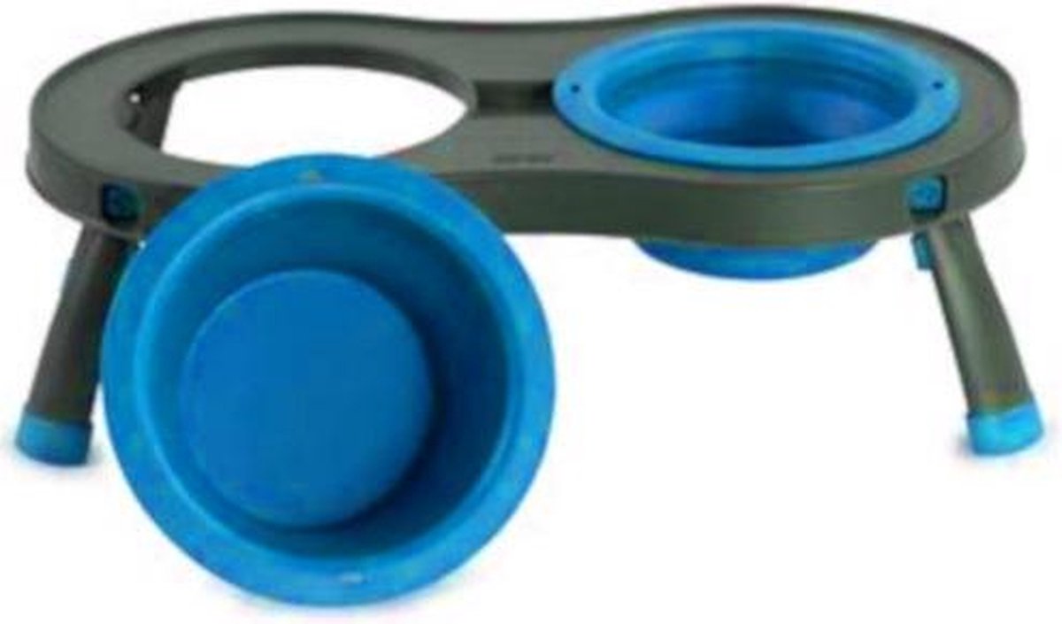 Popware Hondenvoerbak Double Elevated 42
