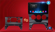 Peugeot 3008 2009-2016 Android 10 navigatie en multimediasysteem Bluetooth USB WiFi 1+16GB