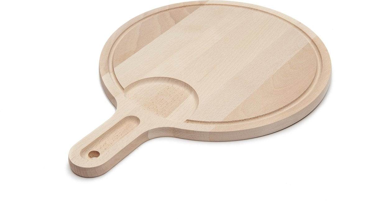 Snijplank rond met steel