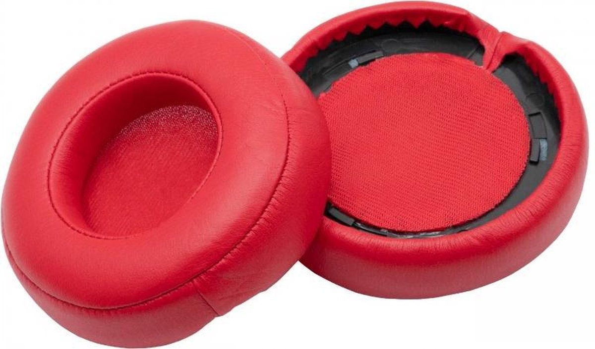 VHBW Oorkussens compatibel met Beats Mixr hoofdtelefoon / rood