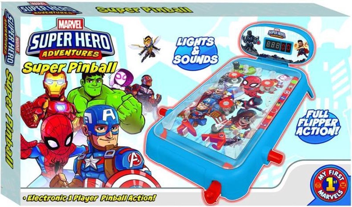Basic Marvel Super Hero Adventures Flipperkast + Licht en Geluid