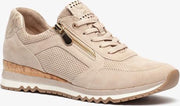 Nova dames sneakers met slangenprint - Beige - Maat 41