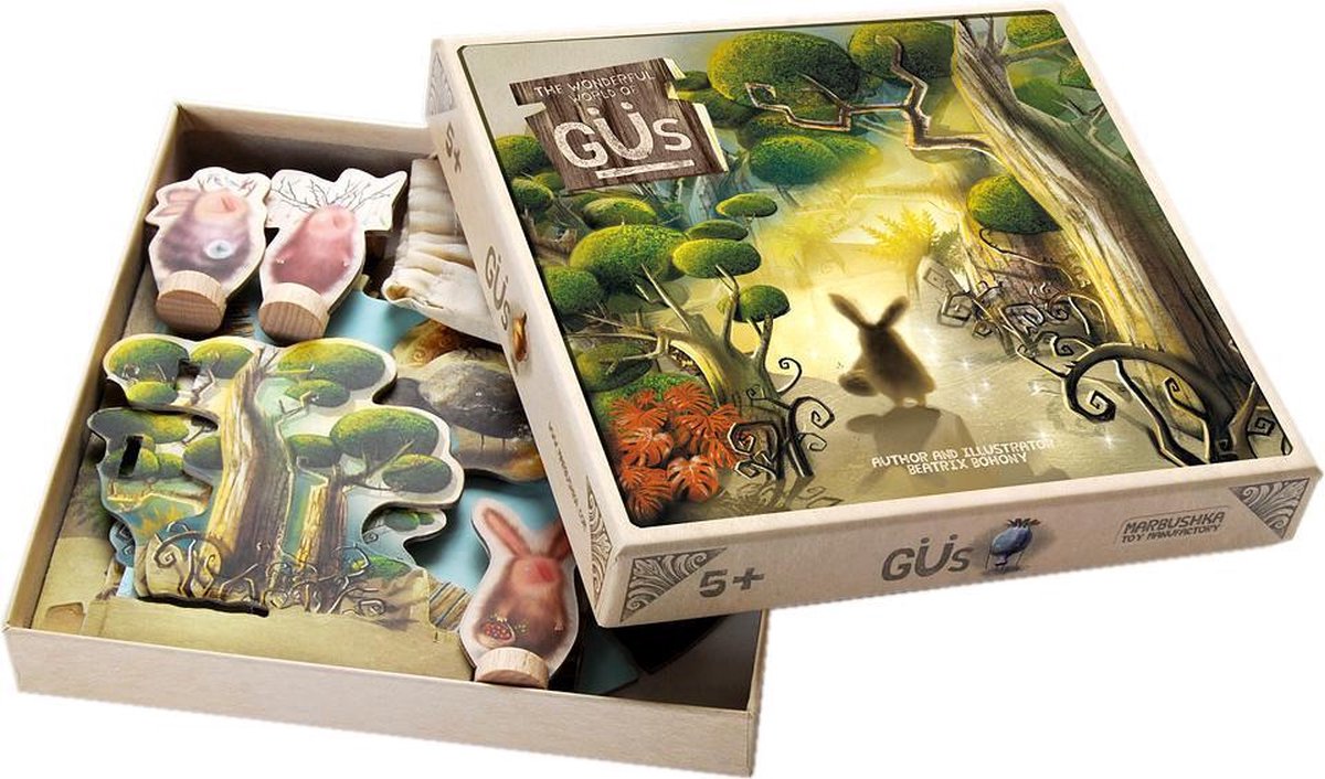 Coöperatief bordspel - [Marbushka] - Güs en het magische woud - kinder en familie gezelschapsspel