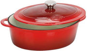 Gietijzeren braadpan ovaal 35x26cm