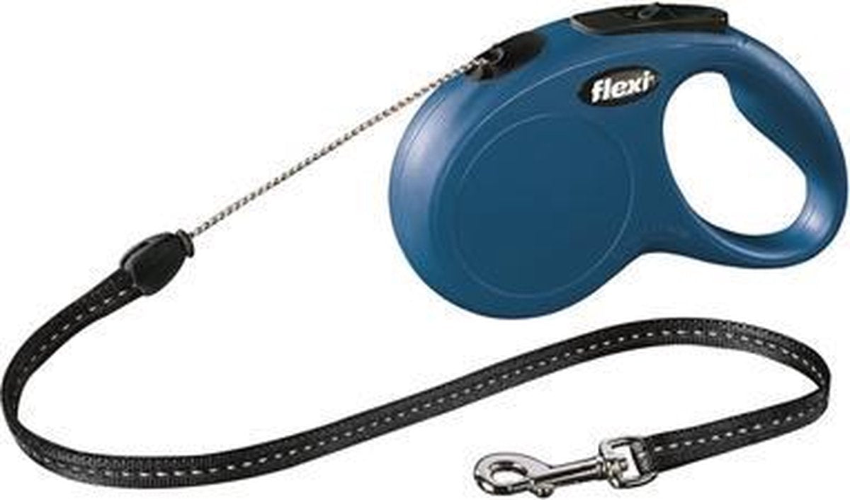 Flexi rollijn classic cord blauw - s 5 mtr - 1 stuks