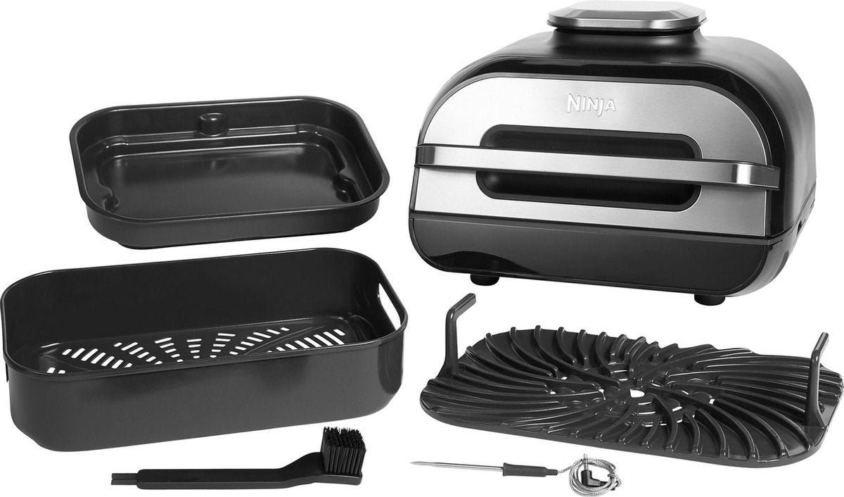 Ninja Foodi AG551EU - Multifunctionele Grill en Airfryer - 3.8 Liter -  6 Kookfuncties