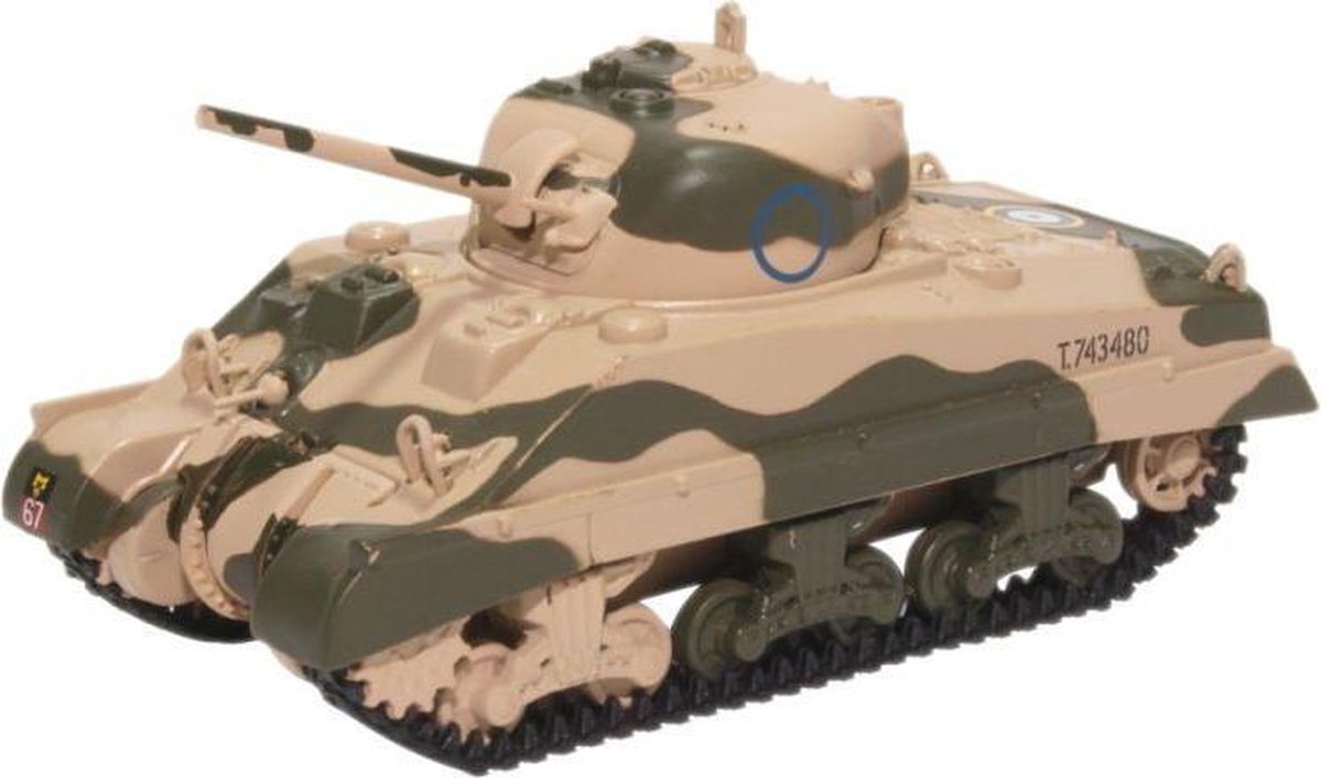 OXFORD Sherman TANK MK III 10th ARMOURED DIVISION 1942 schaalmodel 1:76