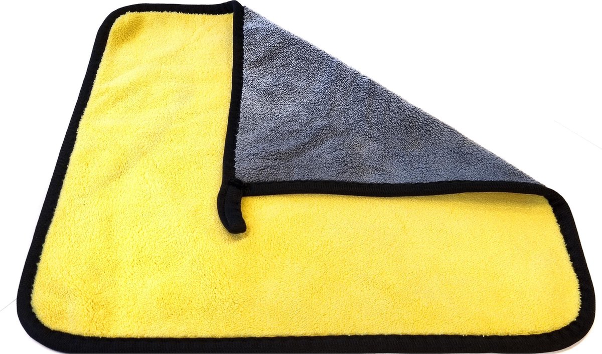 Gadgetpoint | Auto Doek | Schoonmaak Doek | Auto Wasdoek | Auto Wassen | Schoonmaakdoek | Grijs/Geel