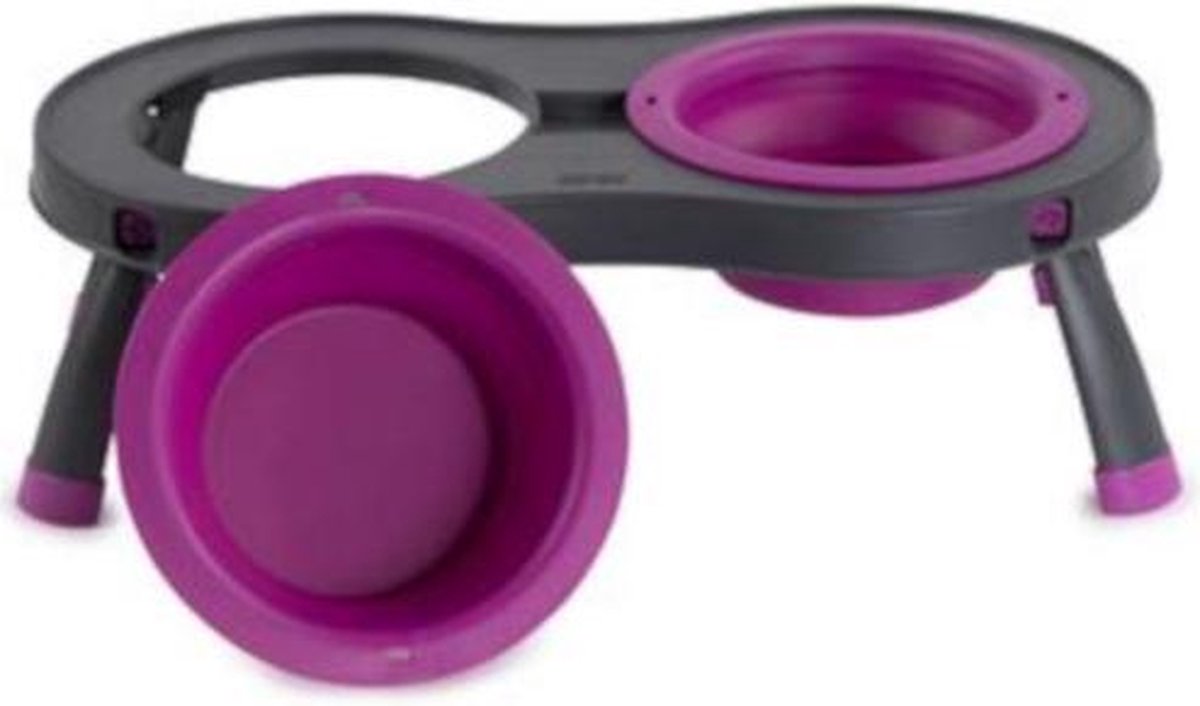 Popware Hondenvoerbak Double Elevated 42